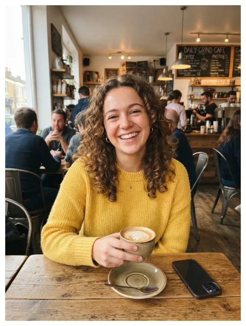 The photo with a white border around it