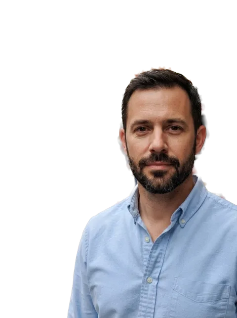 A cut-out photo of a man with a transparent background, as a WebP file